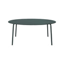 Baca - Table De Jardin Ronde En Métal - Vert Sapin