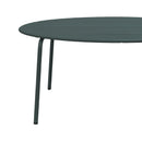 Baca - Table De Jardin Ronde En Métal - Vert Sapin