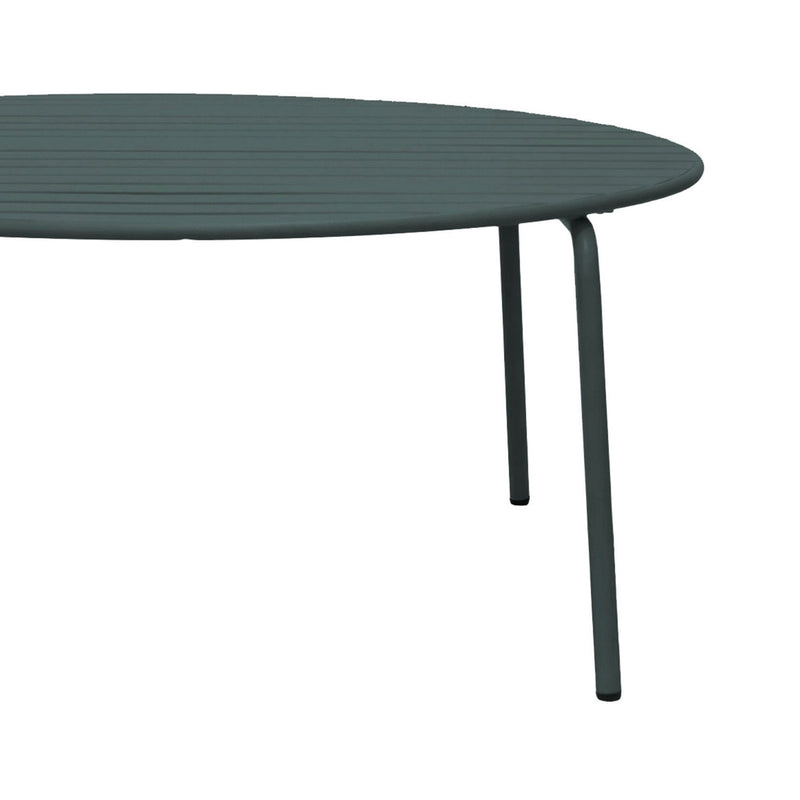 Baca - Table De Jardin Ronde En Métal - Vert Sapin