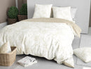 Parure Housse De Couette 3Pcs 100% Satin De Coton 120 Fils Suzanne - Imprimé