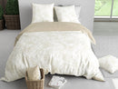 Parure Housse De Couette 3Pcs 100% Satin De Coton 120 Fils Suzanne - Imprimé