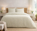 Tess Duvet Cover Set - 100% Washed Cotton - Printed