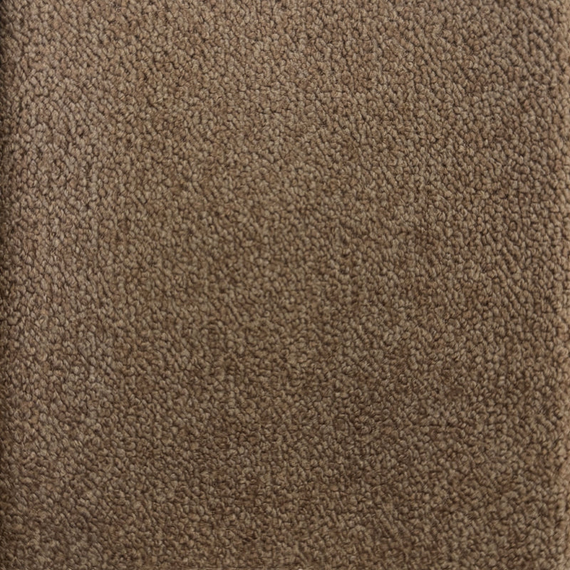 Fauteuil Rond Loveuse Pivotante + Coffre En Tissu Texturé - Marron