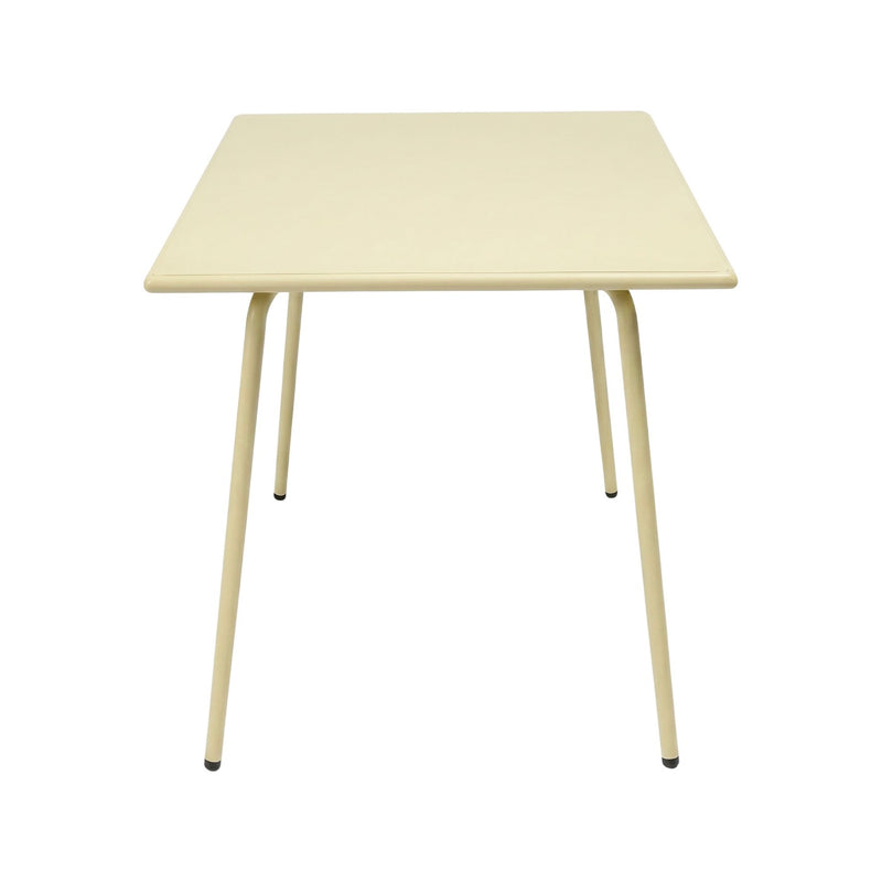 Baca - Table De Jardin En Métal - Crème