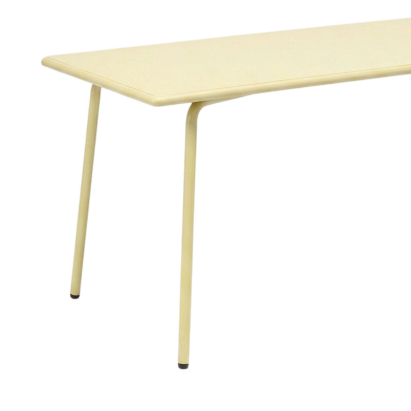 Baca - Table De Jardin En Métal - Crème