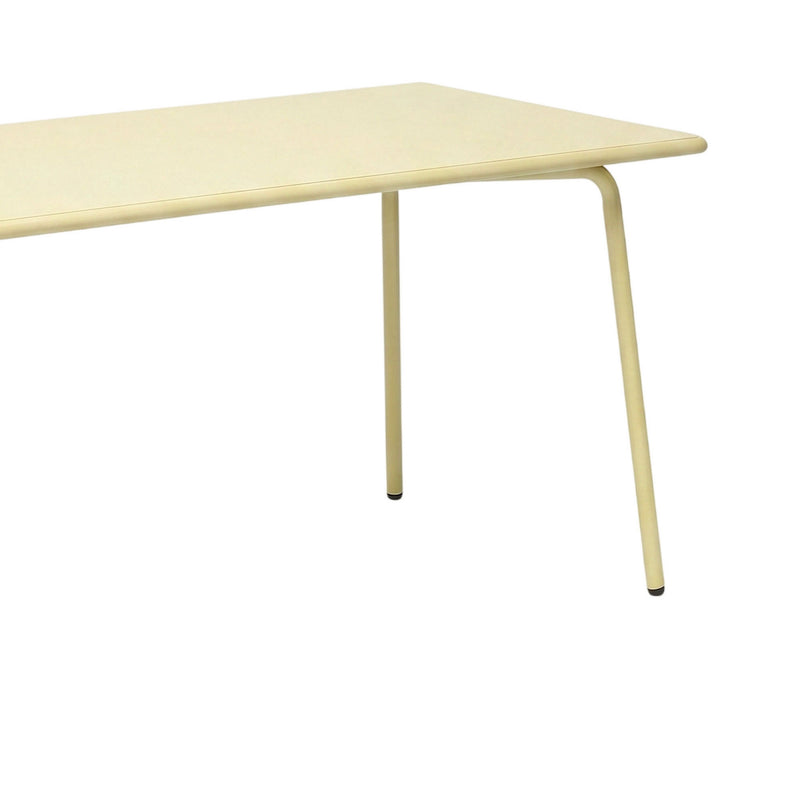 Baca - Table De Jardin En Métal - Crème