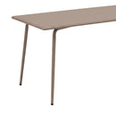 Baca - Table De Jardin En Métal - Taupe