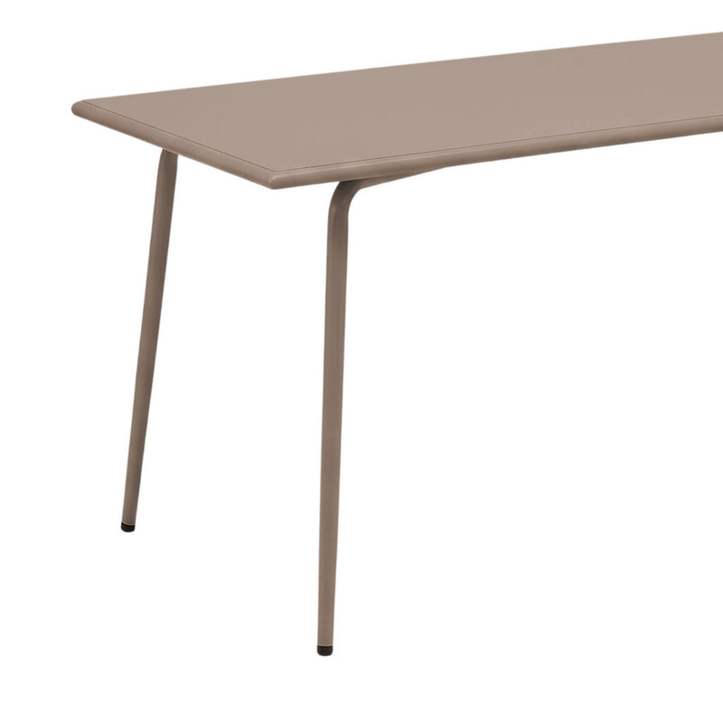 Baca - Table De Jardin En Métal - Taupe