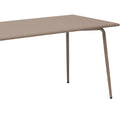 Baca - Table De Jardin En Métal - Taupe