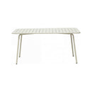 Baca - Table De Jardin En Métal - Beige