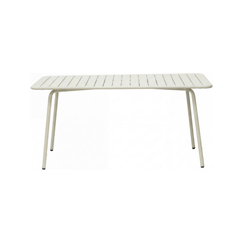 Baca - Table De Jardin En Métal - Beige