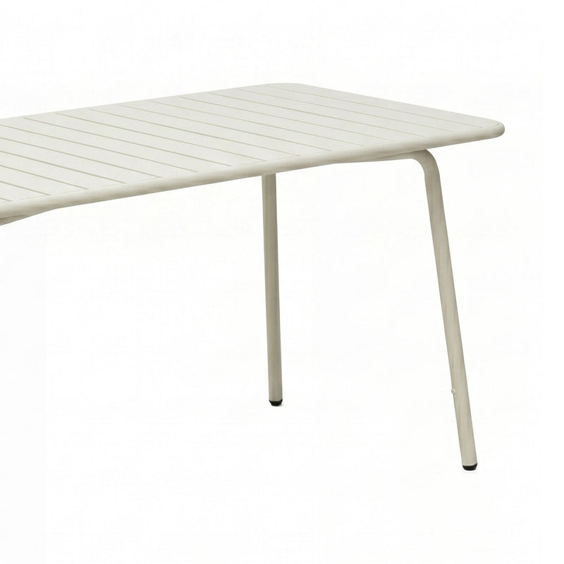 Baca - Table De Jardin En Métal - Beige