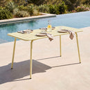 Baca - Table De Jardin En Métal - Crème