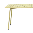 Baca - Table De Jardin En Métal - Crème