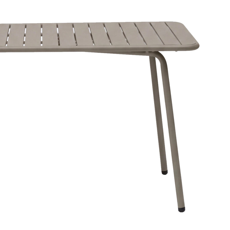 Baca - Table De Jardin En Métal - Taupe