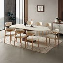 Lot De 2 Chaises En Tissu Texturé - Beige