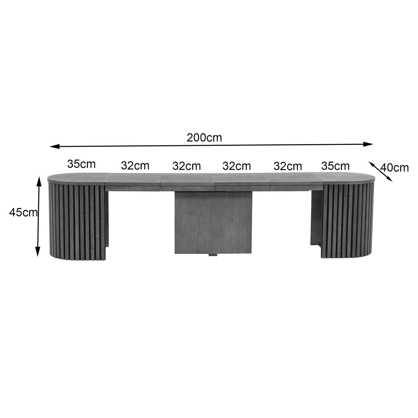 Constance - Banc Extensible - Chêne
