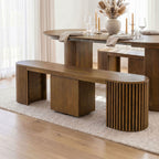 Constance - Banc Extensible - Chêne Brun