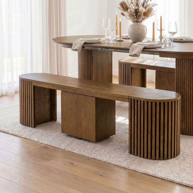 Constance - Banc Extensible - Chêne Brun