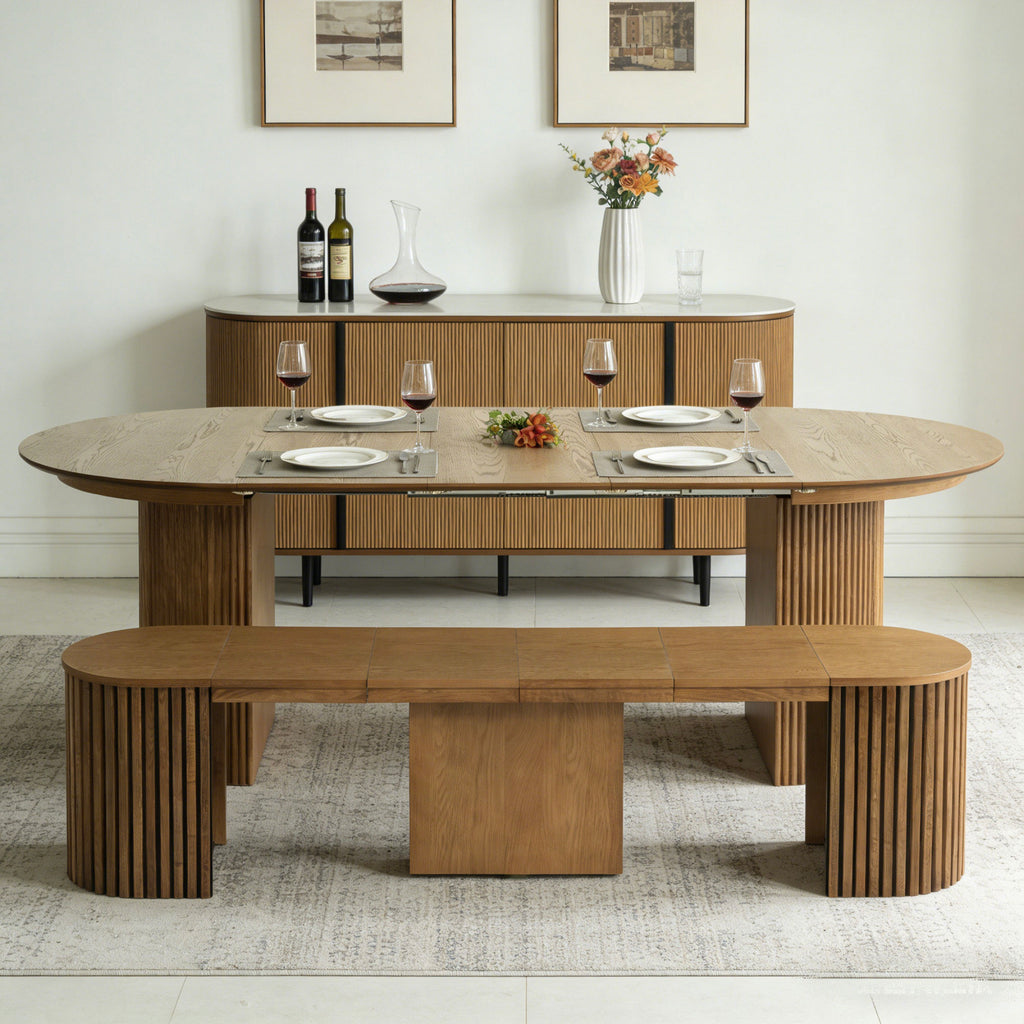 Constance - Banc Extensible - Chêne Brun