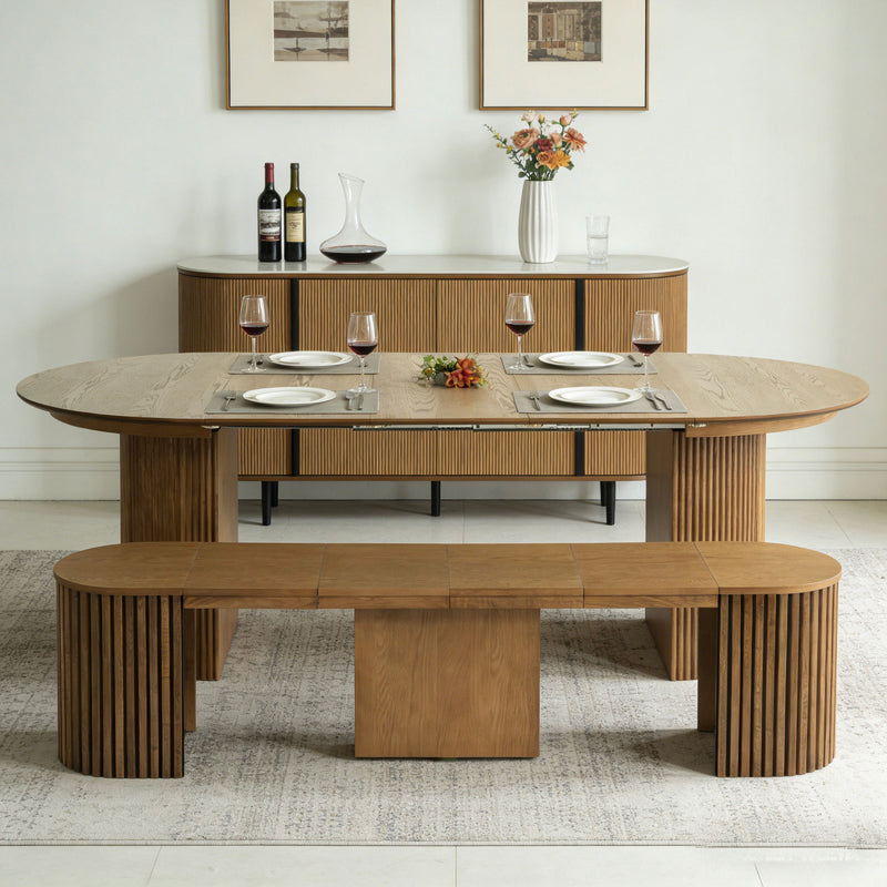 Constance - Banc Extensible - Chêne Brun