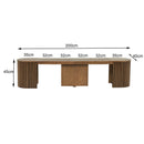 Constance - Banc Extensible - Chêne Brun