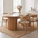 Constance - Table Extensible Avec Rangement - Chêne