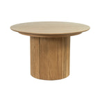 Constance - Table Extensible Avec Rangement - Chêne
