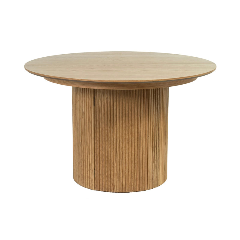 Constance - Table Extensible Avec Rangement - Chêne