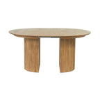 Constance - Table Extensible Avec Rangement - Chêne