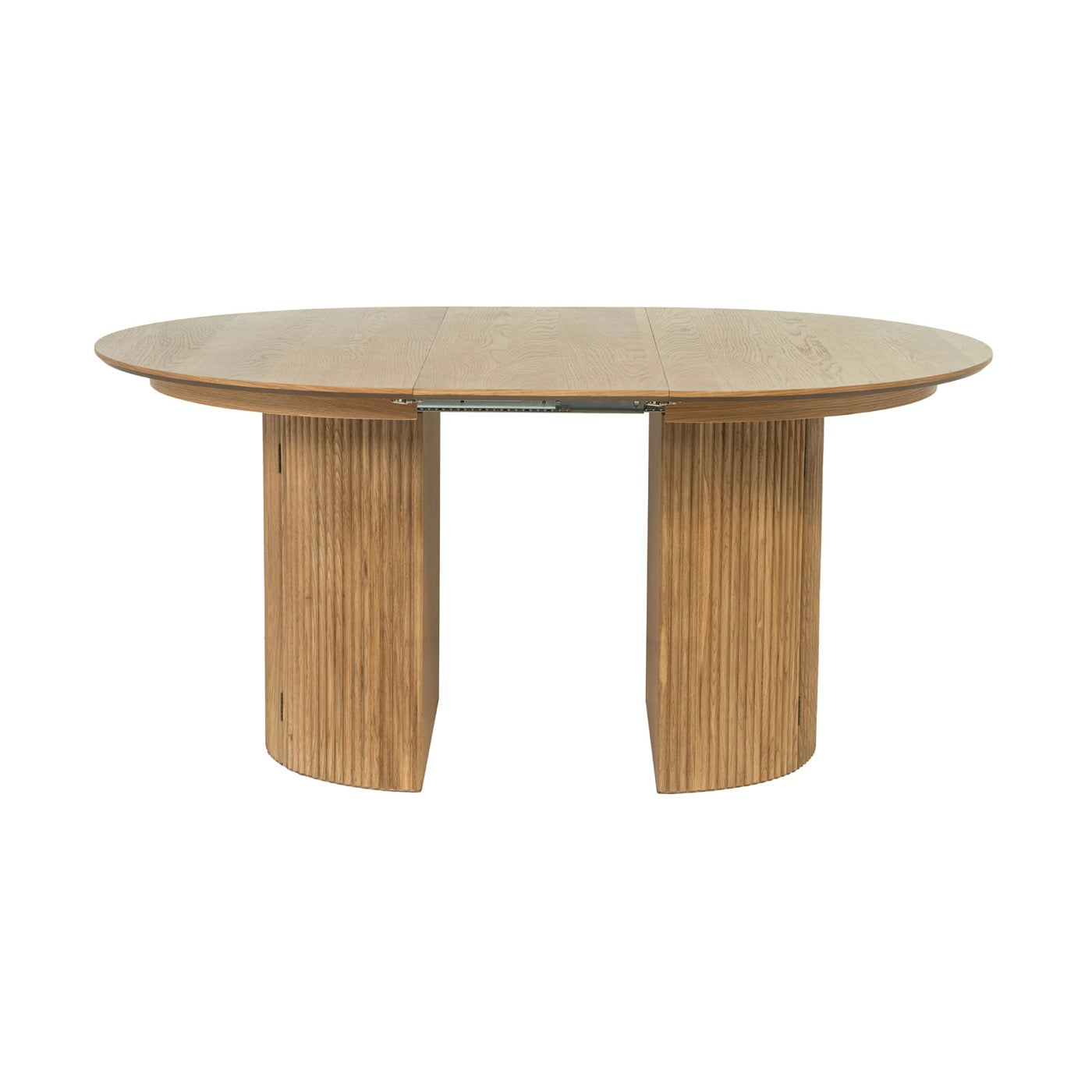 Constance - Table Extensible Avec Rangement - Chêne