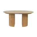 Constance - Table Extensible Avec Rangement - Chêne