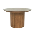 Constance - Table Extensible Avec Rangement - Chêne Brun