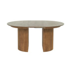Constance - Table Extensible Avec Rangement - Chêne Brun