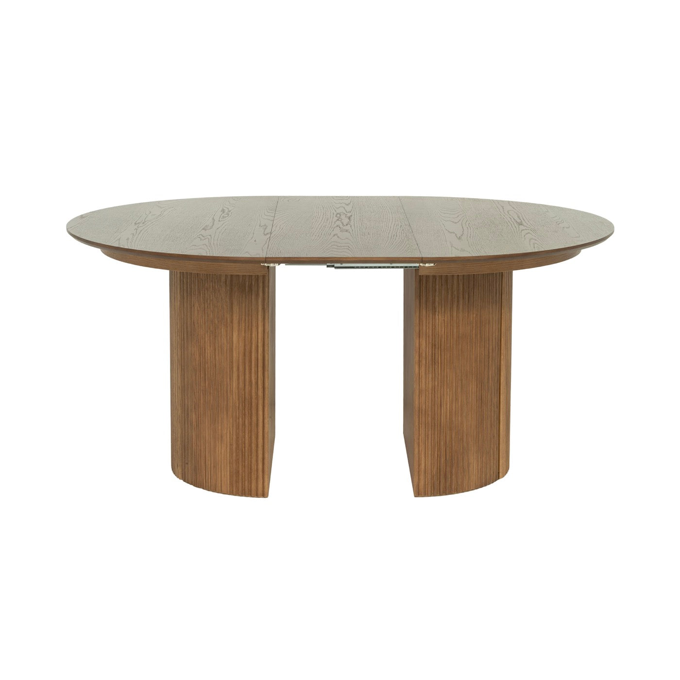 Constance - Table Extensible Avec Rangement - Chêne Brun