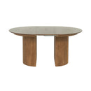 Constance - Table Extensible Avec Rangement - Chêne Brun