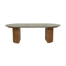 Constance - Table Extensible Avec Rangement - Chêne Brun