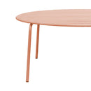 Baca - Ensemble Table De Jardin + 8 Chaises En Métal - Terracotta