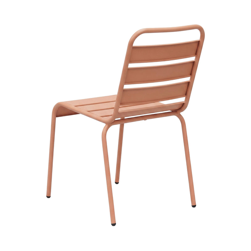 Baca - Ensemble Table De Jardin + 8 Chaises En Métal - Terracotta