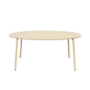 Baca - Ensemble Table De Jardin + 8 Chaises En Métal - Crème