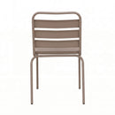 Baca - Ensemble Table De Jardin + 8 Chaises En Métal - Taupe