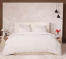 Parure De Couette 3 Pcs 100% Gaze De Coton Lavé Ecru Naturel