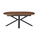 Venter - Table À Manger Ovale Extensible - Noyer