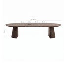 Constance - Table À Manger Ronde Extensible - Chêne Brun