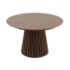 Constance - Table À Manger Ronde Extensible - Chêne Brun