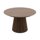 Constance - Table À Manger Ronde Extensible - Chêne Brun