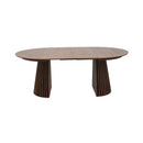 Constance - Table À Manger Ronde Extensible - Chêne Brun