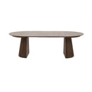 Constance - Table À Manger Ronde Extensible - Chêne Brun
