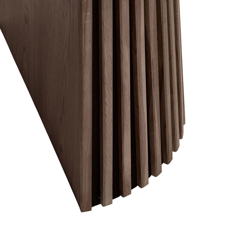 Constance - Table À Manger Ronde Extensible - Chêne Brun