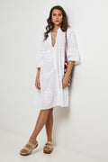 Shirt Dress - White - Women